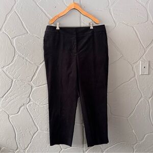 Talbots Classic Hampshire Ankle Pants Black Women’s 16WP Petite Stretch